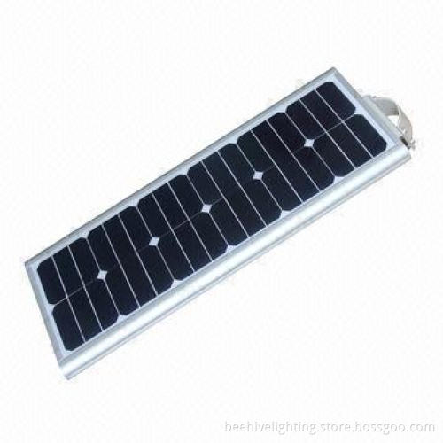 High-effect Solar LED Streetlight, All-in-one, 25W Power, -30 to 70°C Working Temperature